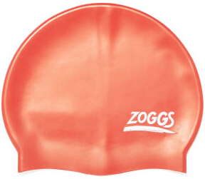 ZoggsSiliconeSwimmingCap-Red