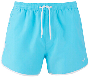 Threadbare Men's Basic Peach Retro Swim Shorts - Cobalt Blue