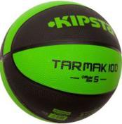 BALLONBASKETBALLENFANTTARMAK100TAILLE5VERTNOIRKIPSTA