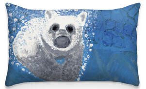 CreativeCuteBearBlueWaistPillow