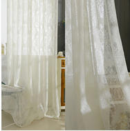 EuropeanStyleClassicalFlowerPatternGauzeCurtain