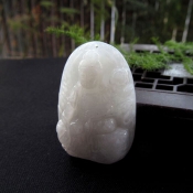 天然緬甸翡翠a貨生肖龍蛇本命佛普賢菩薩/守護(hù)神普賢菩薩玉佩/玉石普賢菩薩掛件/玉緣軒正品