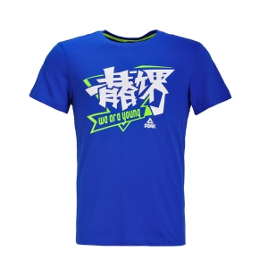 匹克PEAK2016夏季新品男透氣舒適休閑簡(jiǎn)約短袖T恤F662177