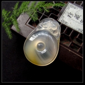 純天然冰種玉髓福在眼前吉祥吊墜掛件/玉緣軒正品