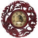 精品開(kāi)光龍鳳呈祥八卦鏡掛件★桃木木雕工藝品★增情緣化解桃花保婚姻