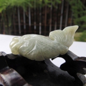 翡翠連年有魚吊墜