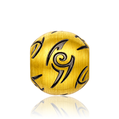 FOLLOW+日月星云電行者手串黃金足金轉(zhuǎn)運(yùn)珠