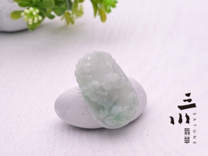 天然A貨翡翠生肖豬