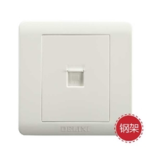 德力西CD820鋼架一位電腦插座一位網(wǎng)絡(luò)插座八芯網(wǎng)絡(luò)插座德力西八芯電腦插座