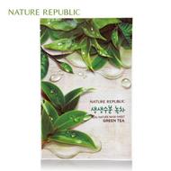 自然乐园natureRepublic清新绿茶面膜(23ml/5片)