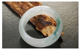 天然翡翠戒指-四月晨光老坑冰種飄花圓潤清新靈秀指環