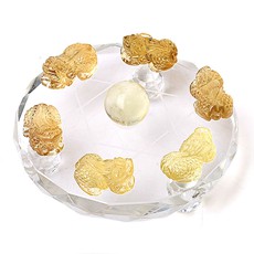 開光黃水晶貔貅七星陣擺件★天然水晶皮丘工藝品擺設★利事業聚能量