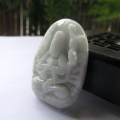 天然緬甸翡翠A貨本命佛千手觀音/翡翠玉生肖鼠守護(hù)神千手觀音/玉緣軒正品