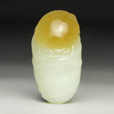 和田糖白玉掛件竹報(bào)平安