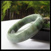 純天然緬甸a貨飄花翡翠玉手鐲/翡翠玉石鐲子/玉緣軒正品