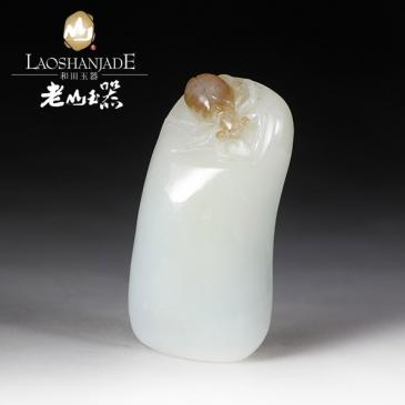 和田玉羊脂玉掛件節(jié)節(jié)高微糖細(xì)膩美觀