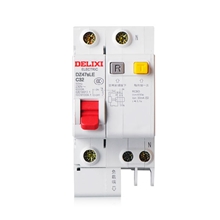 德力西小型漏电断路器DZ47sLE1P+N/32AC型单相两线带零线漏电保护器新款红手柄DZ47LE更新换代新品