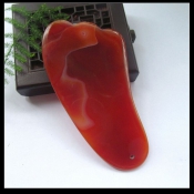 精美巴西冰透紅瑪瑙刮痧板