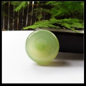 清新水潤純天然玉髓平安扣吊墜