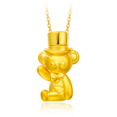 TeddyAngel情書黃金足金吊墜