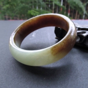 正品天然新疆和田玉糖玉手鐲