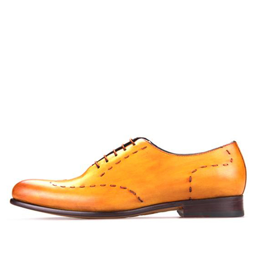 男式法国树皮色皮鞋(简约版)3308B