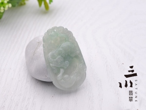 天然A貨翡翠生肖牛
