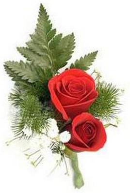 红玫瑰胸花(20个起订）