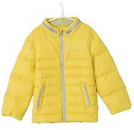男童/男孩黃色薄款羽絨服