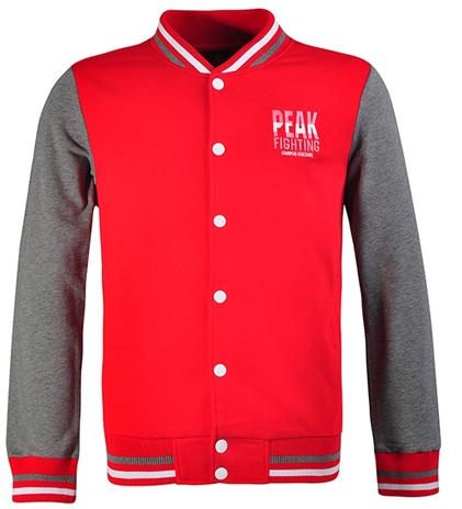 匹克PEAK2015秋季情侣男款经典棒球服运动开衫卫衣外套F653137