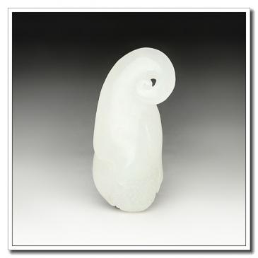 和田白玉掛件花卉(一口價)