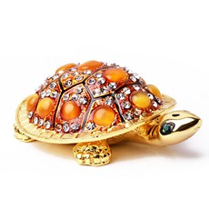 開(kāi)光創(chuàng)意小禮品★合金鑲水鉆長(zhǎng)壽龜小擺件★精致裝飾送女士必備