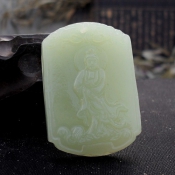 阿富汗站像觀音牌子掛件