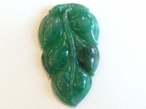 翡翠葉子吊墜NS1045007