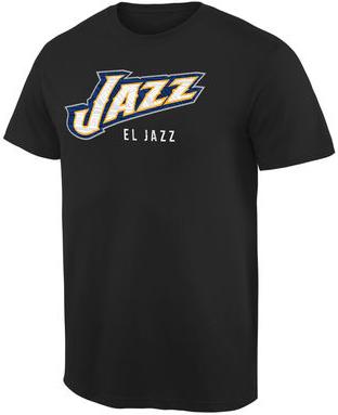 Men's Utah Jazz Black Noches Enebea T-Shirt