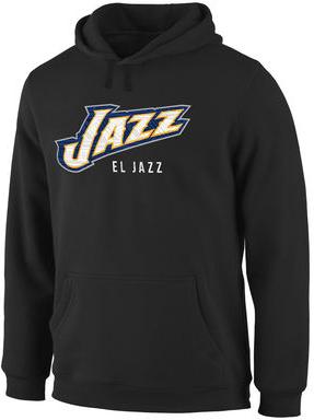 Men's Utah Jazz Black Noches Enebea Pullover Hoodie