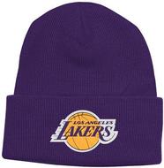 AdidasLosAngelesLakersBasicLogoCuffedKnitBeanie-Purple