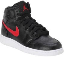 YouthBlack/WhiteAirJordan1RetroHighTopBasketballShoes