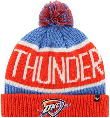 Men's Oklahoma City Thunder '47 Blue Calgary Cuffed Knit Hat