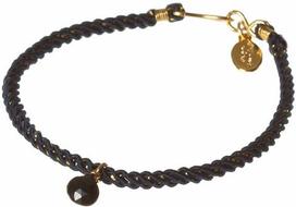 ChibiJewelsMidnightCordBraceletWithBlackGarnetGemstone