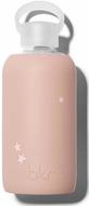 Bkr®Silicone+GlassNakedStarWaterBottleInNude/PinkStars