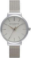OLIVIABURTONWOMEN'STHEHACKNEYWATCH-SILVERMESH