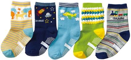 Double Knit Crew Socks 5-Pack