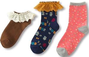 GirlsSocks3-Pack
