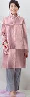 FluffyLiningStripedPatternMaternityPajamasPrenatal&Postpartum