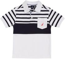 BOYS'STRIPEDPOCKETPOLOSHIRT8-16