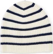STRIPEDRIBBEDBEANIEHAT