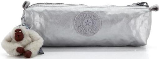 FABIANMETALLICCOSMETICSBAG/PENCASE-PLATINUMMETALLIC
