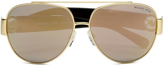 MICHAELMICHAELKORSWOMEN'STABITHAMIRRORSUNGLASSES-GOLD