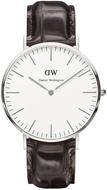 DANIELWELLINGTONCLASSICYORKSILVERWATCH-CROCBROWN